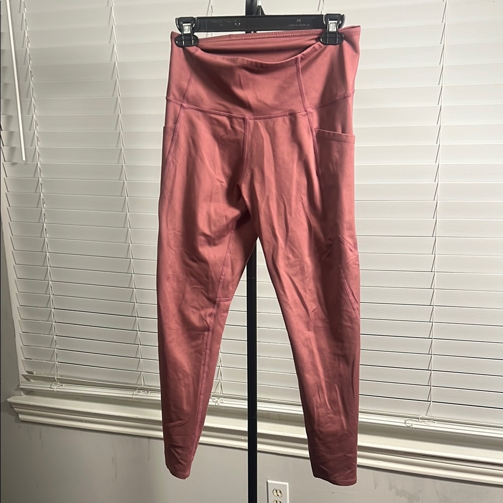 Women's Pink High-Waisted Leggings